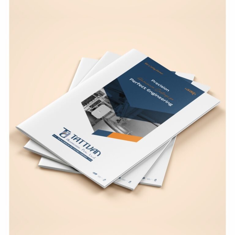 Brochure design for machinery & parts, Brochure Design agency